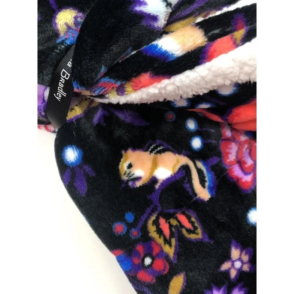 Vera Bradley Foxwood Cozy Life Throw Blanket